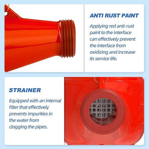 MEANLIN MEASURE 1/2" NPT Couplings Water Meter Gallon Hot Water Meter for Garden or Home, 15MM Measuring in Cubic Meter, Single-Jet Horizontal Install in Saudi Arabia