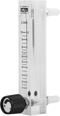 LZQ-7 0.6MPa Gas Flowmeter 1-10 LPM Flow Meter with Control Valve for Oxygen Air Gas in Saudi Arabia
