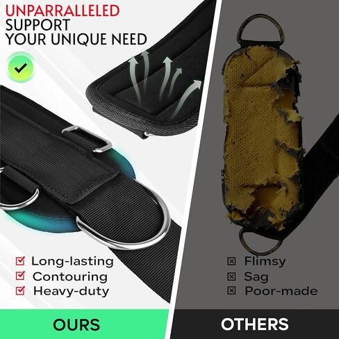 Ankle Strap Compatible with Tonal Machine, Kick Back Ankle Straps for Smart Home Gym, Cable Machine Attachment with Multi-Angle Adjustment, Extra Strap for Foot Support, Heavy-Duty in Kuwait