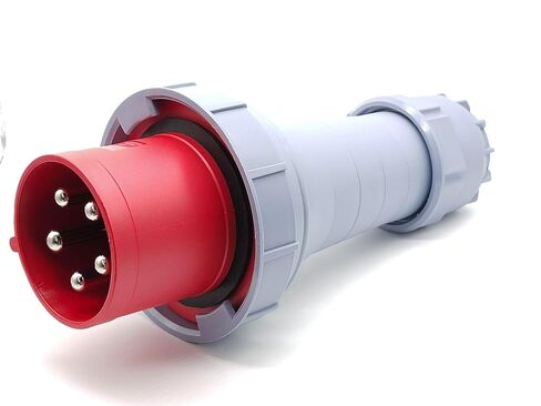 موصل صناعي 125A-6H التوصيل 5 دبوس مقاوم للماء IP67 380V-415V in Kuwait