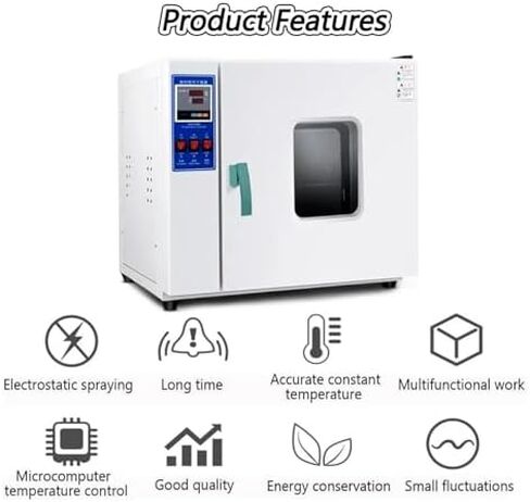 16L/43L Lab Convection Oven - Horizontal Electric Blast Dryer with Intelligent Temperature Control for Efficient Drying & Precise Heat Distribution, Ideal for Labs & Industrial Use in Kuwait