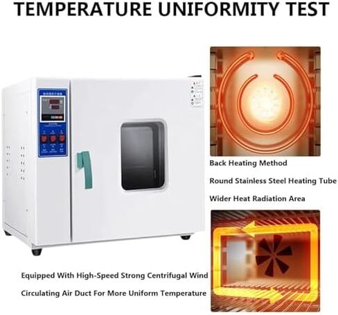 16L/43L Lab Convection Oven - Horizontal Electric Blast Dryer with Intelligent Temperature Control for Efficient Drying & Precise Heat Distribution, Ideal for Labs & Industrial Use in Kuwait