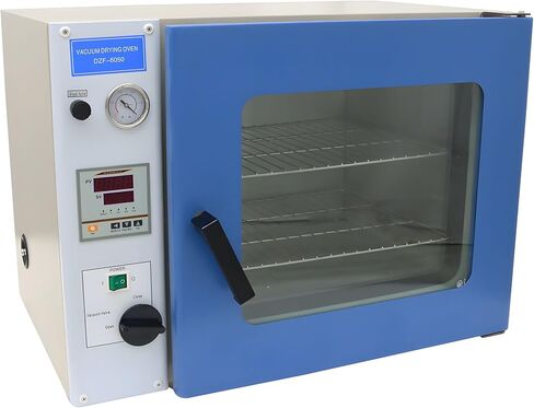 فرن تجفيف الفراغ الرقمي، 1.9 قدم مكعب للتحكم في درجة الحرارة، فرن تجفيف حراري للمختبر الصناعي، 110 فولت، 1400 وات in Kuwait