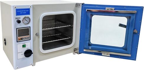 فرن تجفيف الفراغ الرقمي، 1.9 قدم مكعب للتحكم في درجة الحرارة، فرن تجفيف حراري للمختبر الصناعي، 110 فولت، 1400 وات in Kuwait