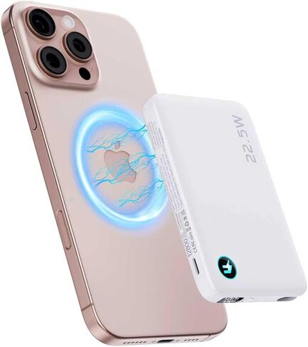 2026 Updated M3 Ultra Slim 0.4'' Wireless Power Bank with Built in Cable in Kuwait