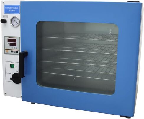فرن تجفيف الفراغ الرقمي 1.9 قدم مكعب للتحكم في درجة الحرارة فرن معالجة حرارية لتجفيف المختبر الصناعي مع 4 طبقات، 110 فولت، 1400 وات in Kuwait