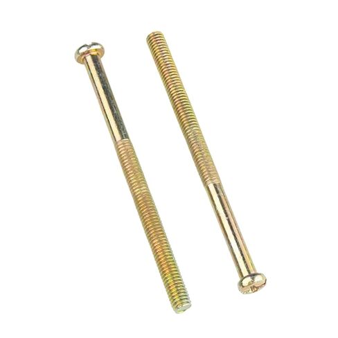 Cross Round Bolts M3 M4 Size Button Head Half Thread Long Machine Screw PH Drive Carbon Steel Galvanized Color Rust-Proof(M3 x 130mm (6pcs)) in Saudi Arabia