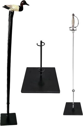 حامل العصا، وحامل عرض السيف، وقاعدة عرض القطع الأثرية، وحامل عصا المشي للعصا، وعصي المشي، والسيوف، والمصنوعات اليدوية. تحتوي على قاعدة فولاذية صلبة مرجحة للغاية. in Kuwait