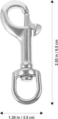 Swivel Snap Hook for Sax Neck Strap Replacement Lightweight Compact Clip for Alto Tenor Saxophone Easy Attachment Durable Connector for Saxophone Harness and Leashes in Kuwait