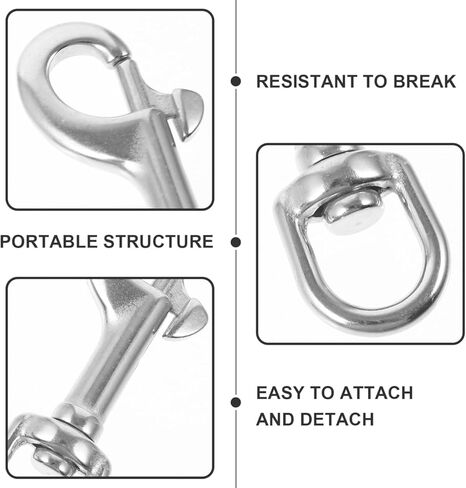 Swivel Snap Hook for Sax Neck Strap Replacement Lightweight Compact Clip for Alto Tenor Saxophone Easy Attachment Durable Connector for Saxophone Harness and Leashes in Kuwait