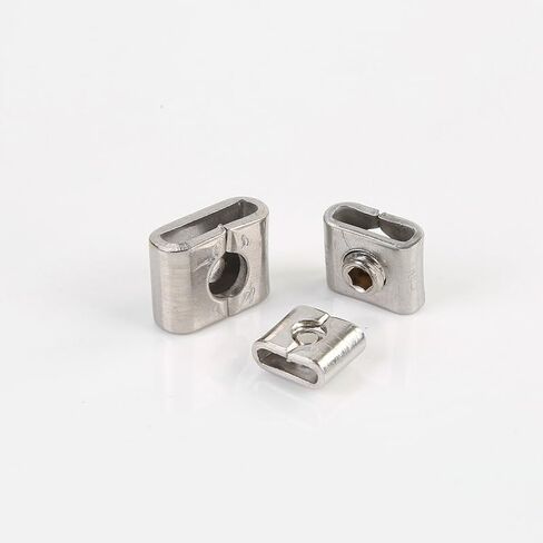 Y H M 50 قطعة مشبك برغي ربط 3/8 في العرض 304 مشبك أذن من الفولاذ المقاوم للصدأ لتغليف الربط in Kuwait