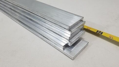 6061 Aluminum Flat Bar, 3/16" x 2" x 36" Long, Solid Stock, Plate, Machining, T6511 in Saudi Arabia