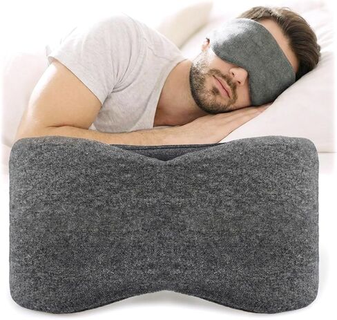 Sleep Mask for Women Men,Soft Zero Pressure Modal Material Eye Mask for Sleeping Blindfold,Blackout Full Eye Covers with Adjustable Velcro Strap for Side Sleeper Night Sleeping, Travel Essentials in Kuwait