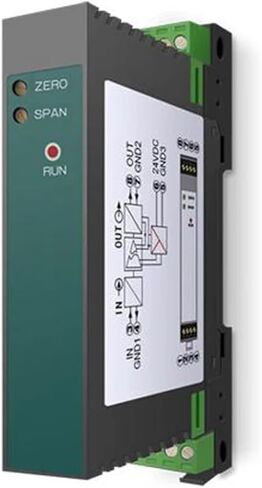 حجم رفيع للغاية 0-60mV 4-20mA إلى 0-10V 0-5V 0-20mA محول إشارات DIN السكك الحديدية (0-10V في 10-0V خارج) in Saudi Arabia