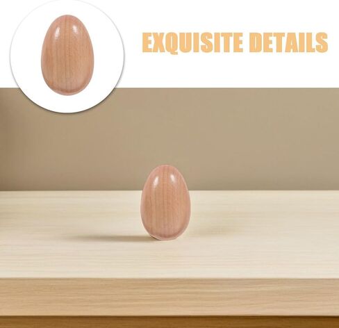 Milisten 8pcs Wooden Egg Shakers Sand Eggs Orff Percussion Musical Rattle Early Education Percussion Instrument Music Instrument Wood Rhythm Shaker Maracas for Classroom and Outdoor Play in Saudi Arabia