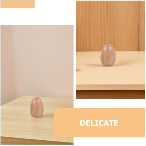 Milisten 8pcs Wooden Egg Shakers Sand Eggs Orff Percussion Musical Rattle Early Education Percussion Instrument Music Instrument Wood Rhythm Shaker Maracas for Classroom and Outdoor Play in Saudi Arabia