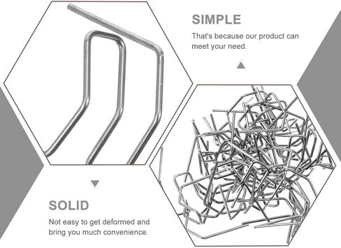 Alipis 100Pcs Hot Staple Welding Rods for Car Bumper Repair Durable Weld Kit for Automotive Restoration Easy to Use Interface for Beginners Professional Repair Tool in Saudi Arabia