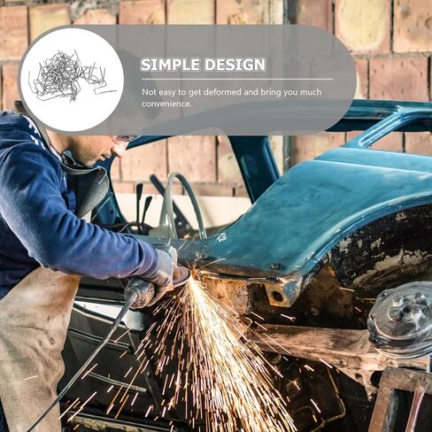 Alipis 100Pcs Hot Staple Welding Rods for Car Bumper Repair Durable Weld Kit for Automotive Restoration Easy to Use Interface for Beginners Professional Repair Tool in Saudi Arabia