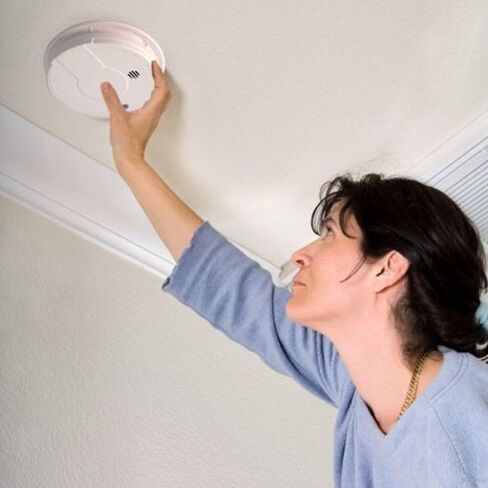 Kidde AC Hardwired Interconnect Smoke Detector Alarm with Hush | Model I12040 in Kuwait
