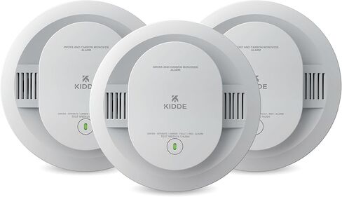 Kidde Smoke and Carbon Monoxide Detector, AA Battery Powered, with Voice Alerts, LED Status Lights, 85 dB Alarm, 5 inches, 30CUDR-V, 1 Pack in Saudi Arabia