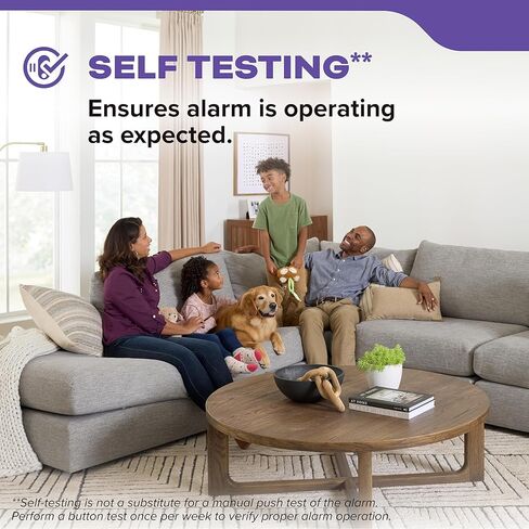 Kidde Smoke and Carbon Monoxide Detector, AA Battery Powered, with Voice Alerts, LED Status Lights, 85 dB Alarm, 5 inches, 30CUDR-V, 1 Pack in Saudi Arabia