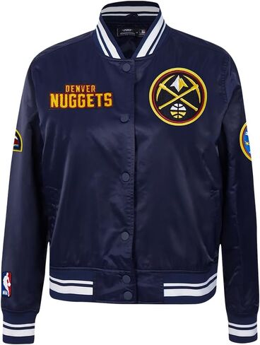 Pro Standard NBA womens Womens Nba Retro Classics Satin Satin Jacket in Kuwait