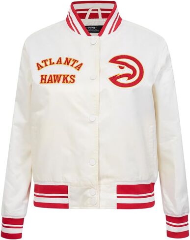 Pro Standard NBA womens Womens Nba Retro Classics Satin Satin Jacket in Kuwait