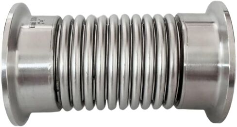 Minxi 2" Tri Clamp Corrugated Flexible Bellow Hose Connection Stainless Steel 304 (6inch long) in Saudi Arabia