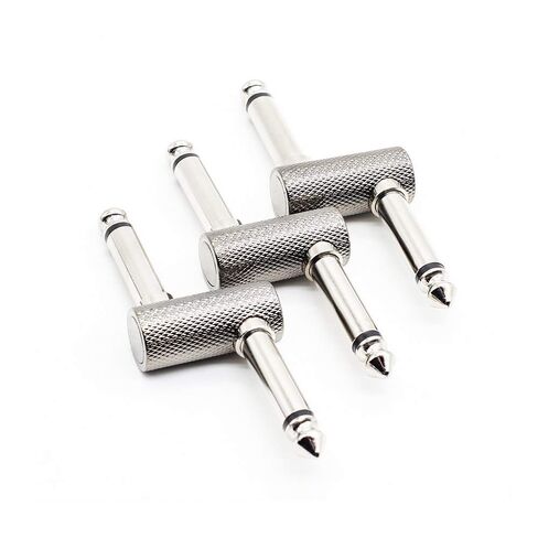SONICAKE Guitar Bass Accessories 1/4 Inch 6.35mm Z-Type Male to Male Effects Pedalboard Coupler Pedal Connector (3PCS) in Kuwait
