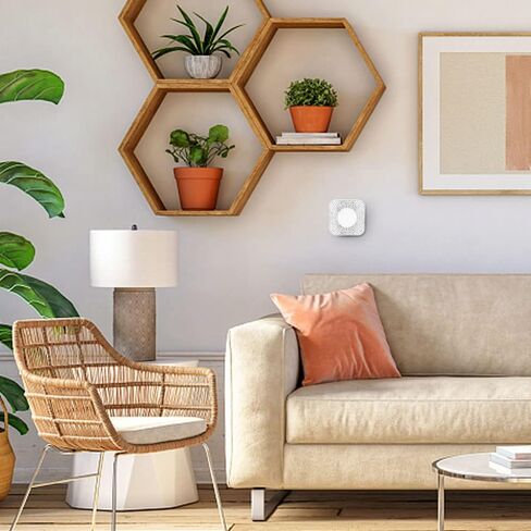 زيجبي مدبرة الهواء الذكية 6 في 1 مراقب جودة الهواء PM2.5/الفورمالديهايد/TVOC/CO2/كاشف درجة الحرارة/الرطوبة للمكتب المنزلي in Kuwait