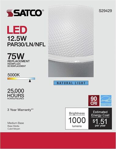 ساتكو S29429 12.5 واط؛ بار30LN LED؛ 5000 كيلو؛ 6 عبوات متوافقة مع كاليفورنيا in Saudi Arabia
