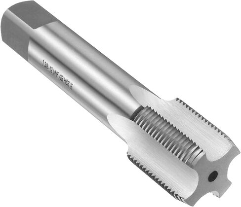 uxcell Hand Plug Tap 1-1/8"-7 UNC 2B Left Hand Thread Plug Style Taps Straight Flute Screw Tapping Threading Tool High Speed Steel HSS6542 in Saudi Arabia