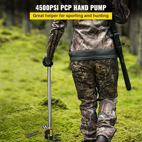 BestEquip Airgun PCP Pump 4500PSI High Pressure Hand Pump 3 Stage Pump Chamber PCP Air Pump in Kuwait