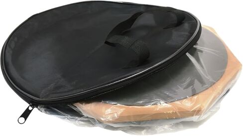 Dumb Drum Practice Pad Bag, 12 Inch, Carrying Case with Zipper, Black in Saudi Arabia