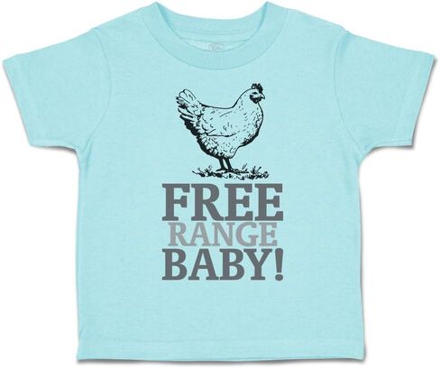 طفل صغير تي شيرت المدى المدى! دجاج مزرعة القطن فتى والفتاة الفتاة in Kuwait