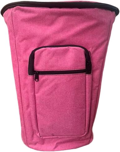 Djembe Bag Rose Red 10 inch Shockproof Fashion Padded African Drum Storage Bag Waterproof in Saudi Arabia