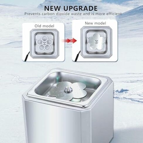 مبرد صقيع زجاجي فوري - ضوء جو نيون LED لآلة تبريد أكواب الثلج التجارية - مثالي للكوكتيل ونبيذ الشمبانيا in Kuwait