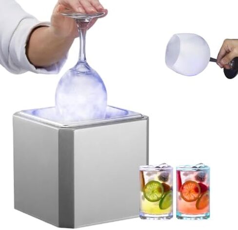 كأس زجاجي كهربائي - مبرد زجاجي ثلجي تجاري للتبريد السريع للنبيذ والكوكتيلات والبيرة والعصائر in Kuwait