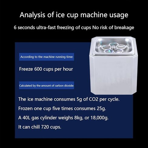 Glass Froster Chiller, CO2 Beer Glass Froster, 6 Seconds/Cup Instant Glass Chiller, for Bars, Restaurants, Clubs, Hotels in Kuwait