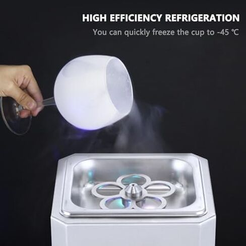 مبرد زجاجي مع ضوء LED - يتجمد النظارات بسرعة في 4-6 ثوانٍ للكوكتيلات والبيرة والنبيذ - مثالي للحانات والمطاعم والمطابخ in Kuwait