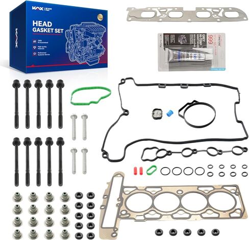 KAXHS26191PT-1 Head Gasket Set Compatible with 2002-2011 Tahoe, Avalanche Silverado, Suburban, Yukon, Sierra1500, Express, Savana, Cylinder Head Gasket Kits with Bolts in Saudi Arabia