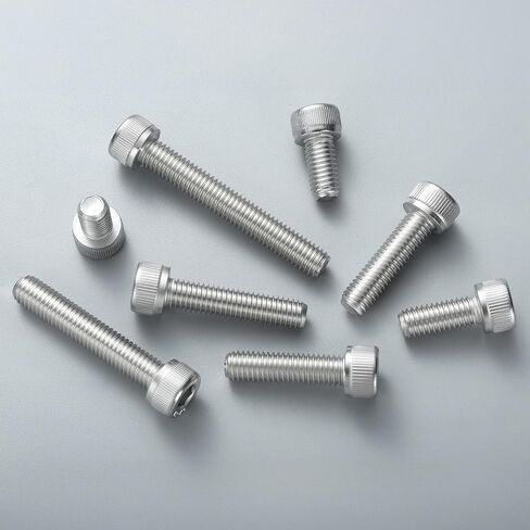 M8-1.25 x 25mm Bolt, 25PCS M8 Hex Socket Head Cap Screws Bolts, 304 Stainless Steel 18-8, Full Threads, Allen Socket Drive, with Hex Spanner in Saudi Arabia