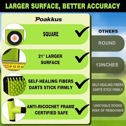 لعبة رمي الفؤوس 4 في 1 للفناء الخلفي، ورمي الفأس ومجموعات رمي ​​السهام في الحديقة، وألعاب الفناء لمعارك الفريق مع 3 محاور، و3 نجوم، و6 سهام و5 أسهم، مجموعة ألعاب داخلية/خارجية جاهزة للمنافسة in Kuwait