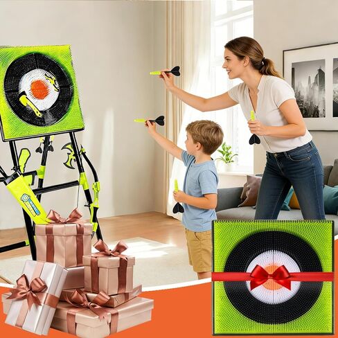 لعبة رمي الفؤوس 4 في 1 للفناء الخلفي، ورمي الفأس ومجموعات رمي ​​السهام في الحديقة، وألعاب الفناء لمعارك الفريق مع 3 محاور، و3 نجوم، و6 سهام و5 أسهم، مجموعة ألعاب داخلية/خارجية جاهزة للمنافسة in Kuwait