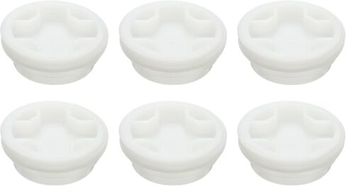 uxcell 6Pcs Bung Cap, 2 3/4'' Plastic Bung Hole Caps, Coarse Thread Drum Hole Cap with Gasket for 55 Gallon Plastic Drums, Fuel Tank, Household Bucket and Oil Tank in Saudi Arabia