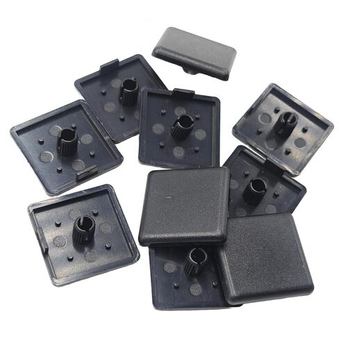 pson 10 قطع 3030 غطاء نهاية من الألومنيوم القياسي الأوروبي، غطاء بثق بلاستيكي أسود على شكل حرف T لحماية ملف بثق الألومنيوم in Kuwait