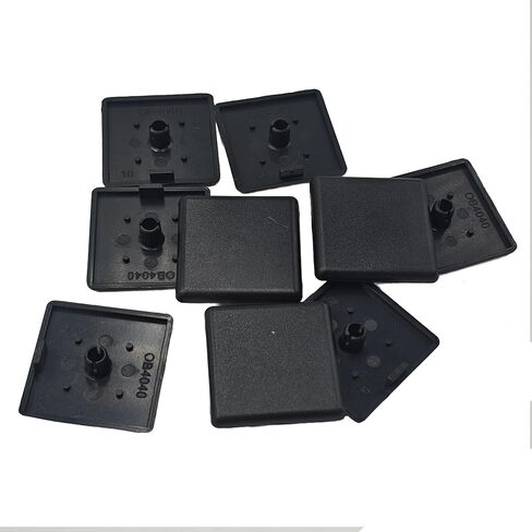 pson 10Pcs 3030 European Standard Aluminum Profile End Cap, Black Plastic T-Slot Extrusion Cover for Aluminum Extrusion Profile Protection in Saudi Arabia
