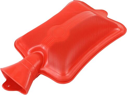Relief Pak Classic Red Rubber Hot Water Bottle, Hot Compress, Cramps, Arthritis, Back Pain, Sore Muscles, Injuries - 2 Quart Capacity (2 Pack),11-1140-2 in Kuwait