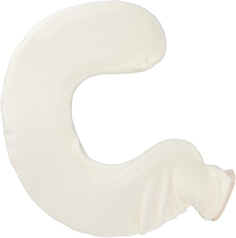 U Shaped Hot Water Bottle, Warm Neck Hot Water Bag with Detachable Cloth Cover, for Muscle Aches and Pains, Relieving Menstrual Cramps (Beige) in Saudi Arabia