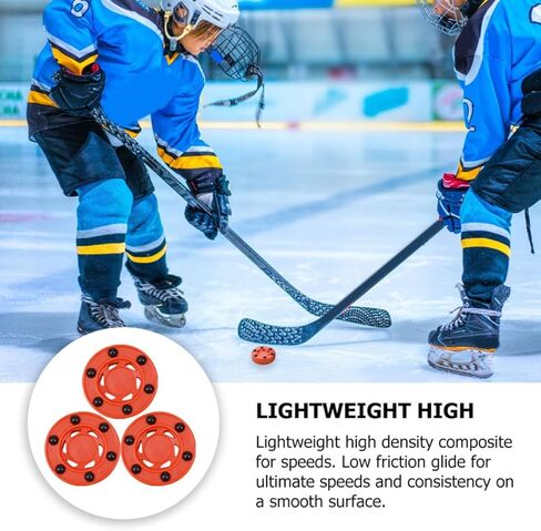 مجموعة كرات الهوكي الدوارة الاحترافية المكونة من 3 قطع من BESPORTBLE كرات هوكي الشوارع الاصطناعية لتدريب الكبار والمنافسة in Kuwait